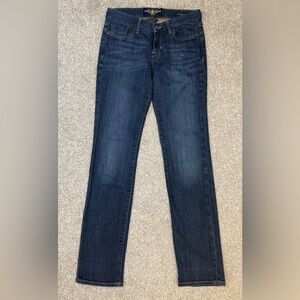 Lucky Brand Size 0/25 Mid Rise Sweet Blue Jean Straight Women 27x32